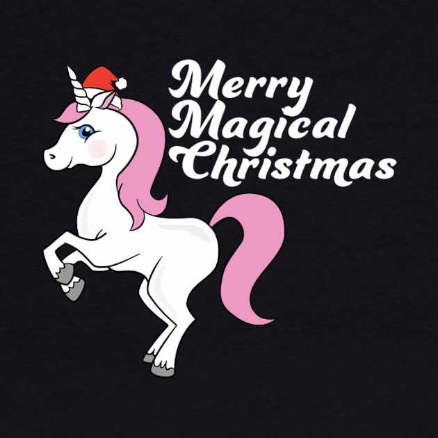 Merry Magical Christmas Unicorn by Red Wolf Rustics And Outfitters